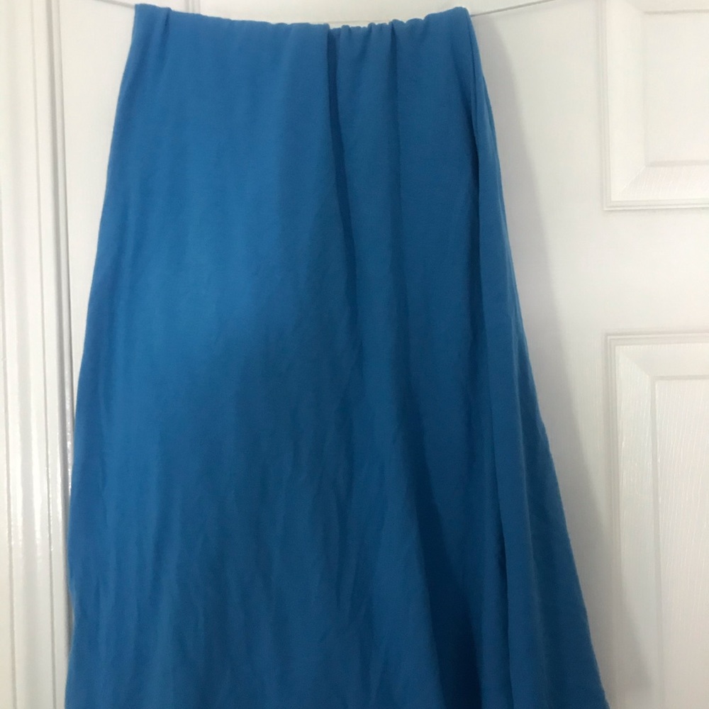 Lularoe Maxi. Xl solid blue.